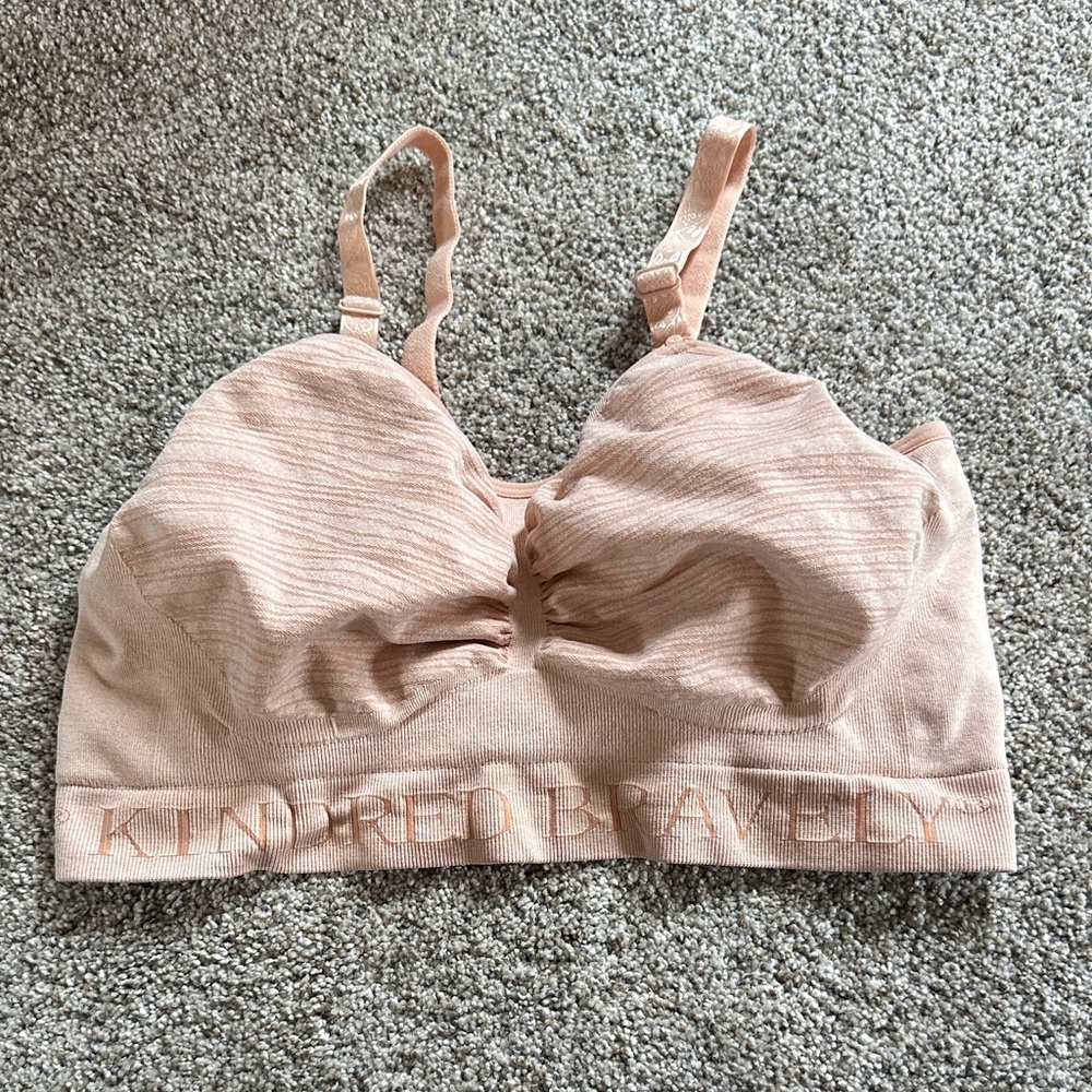Kindred Bravely Women’s Soft Beige Nursing & Pumping Bra